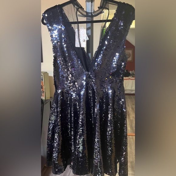 NWT Free People Dance Til Dawn sequin dress - Picture 3 of 4